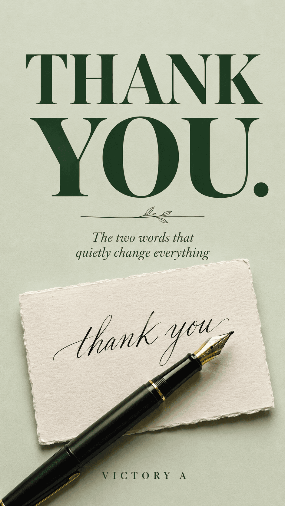 Thank You.